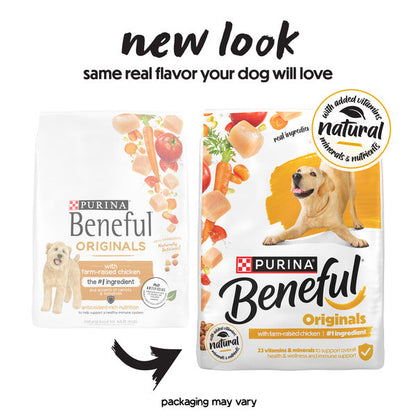 Purina Beneful Purina Beneful Originals With Farm-Raised Chicken Natural Dog Food Dry Recipe With Added Vitamins, Minerals and Nutrients