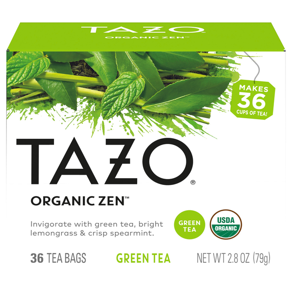 TAZO Tea Organic Zen Tea Bags Green Tea  DestGlow