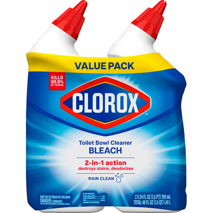 Clorox Toilet Bowl Cleaner, Rain Clean