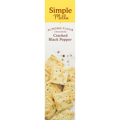 Simple Mills  Almond Flour Crackers, Cracked Black Pepper