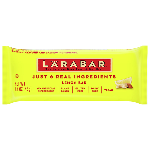 LÄRABAR Fruit &amp; Nut Bar, Lemon  DestGlow