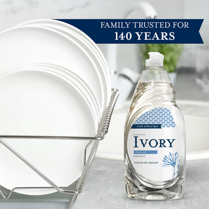 Ivory Ultra Concentrated Dishwashing Liquid Dish Soap, Classic Scent