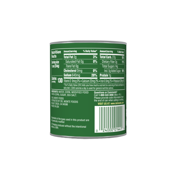 Del Monte Cream Style Golden Sweet Corn  DestGlow
