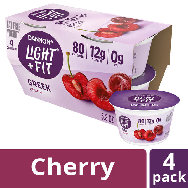 Dannon Light + Fit Greek Cherry Fat Free Yogurt