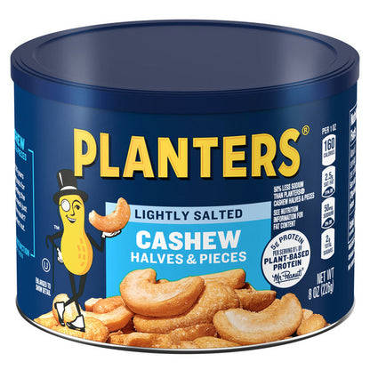 Planters Cashews Halves &amp; Pieces Lightly Salted, 8 OZ
