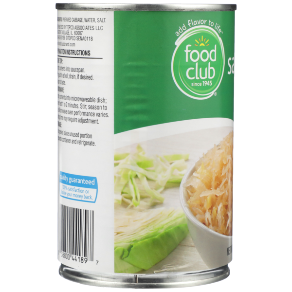 Food Club Sauerkraut  DestGlow