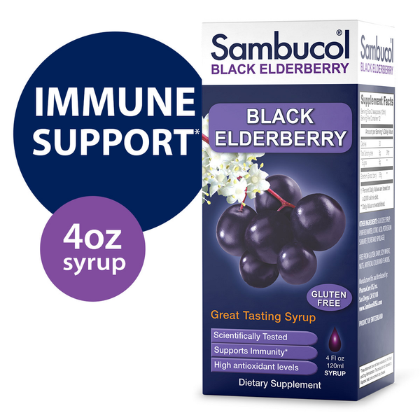 Sambucol Black Elderberry Original Immune Support Syrup  DestGlow