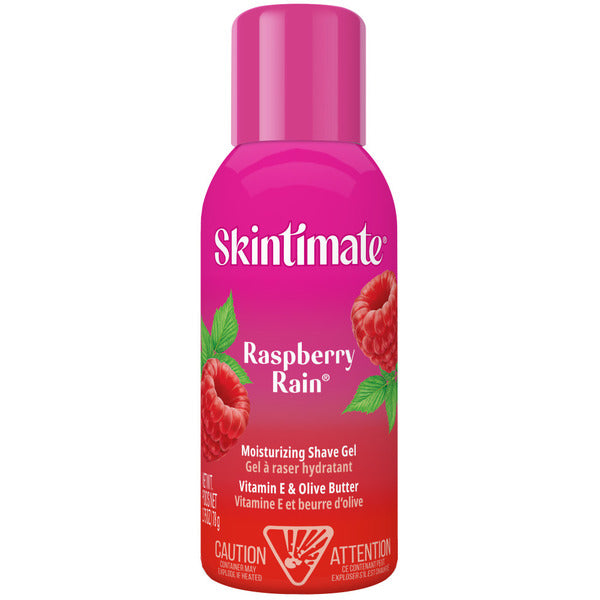 Skintimate Skin Therapy Raspberry Rain Shave Gel for Women, Travel Shaving Cream  DestGlow