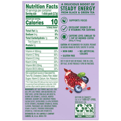 V8 Energy Pomegranate Blueberry Powder  DestGlow