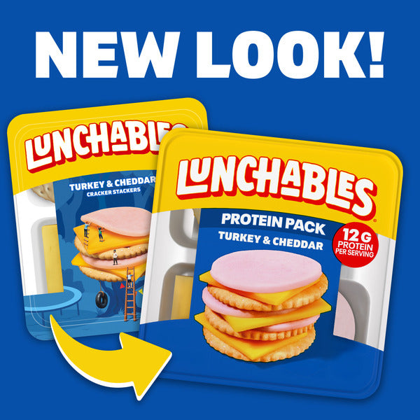 Lunchables Protein Pack Turkey &amp; Cheddar Snack Kit
