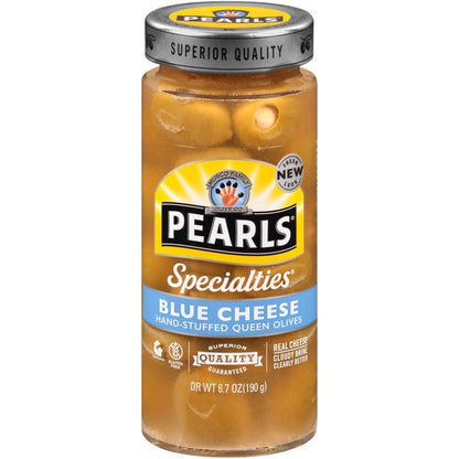 Pearls Blue Cheese Hand-Stuffed Queen Olives