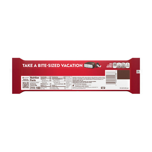 MOUNDS Coconut and Dark Chocolatey Snack Size, Candy Bars, 0.6 oz (8 Count)