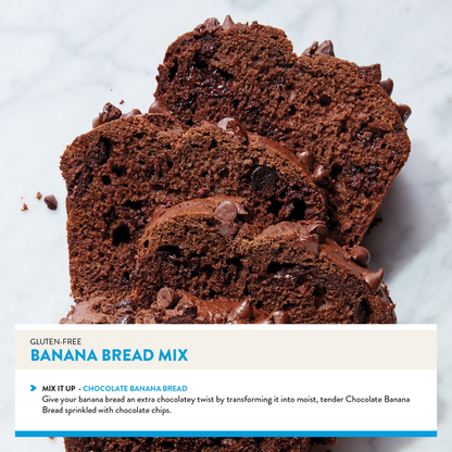 King Arthur Baking Company Banana Bread + Muffin Mix, Certified Gluten-Free, Non-GMO Project, Kosher
