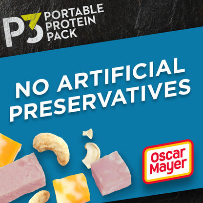 P3 Portable Protein Snack Pack with Ham, Cashews &amp; Cheese