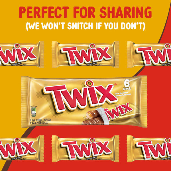 TWIX Caramel Chocolate Cookie Candy Bar Bulk Pack  DestGlow