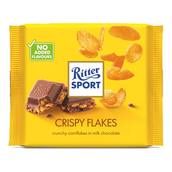 Ritter Sport Milk Chocolate Candy Bar with Crispy Flakes  DestGlow