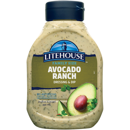 Litehouse Family Size Avocado Ranch Dressing &amp; Dip