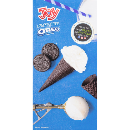Joy Sugar Cones, Oreo Cookie Pieces