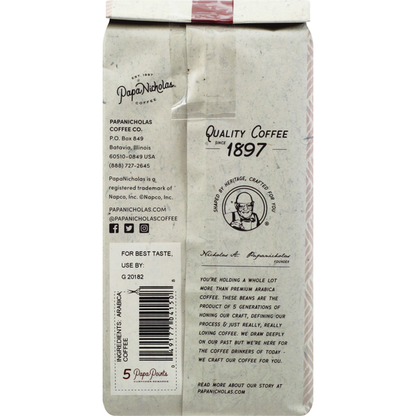 PapaNicholas Coffee Coffee, Ground, Dark Roast, Italian Espresso