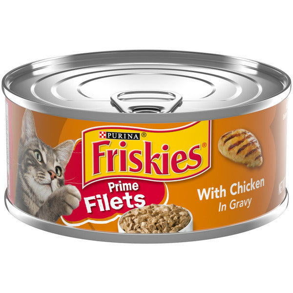 Purina Friskies Gravy Wet Cat Food, Prime Filets With Chicken  DestGlow