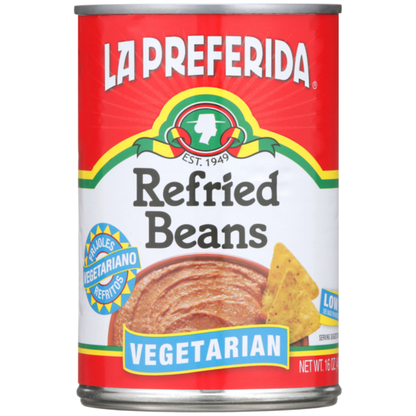 La Preferida Vegetarian Refried Beans, Lard-Free