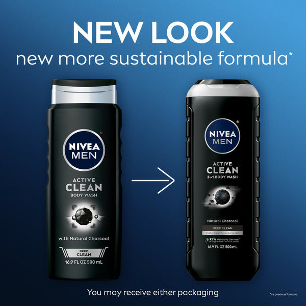 NIVEA Men Deep Active Clean Charcoal  DestGlow