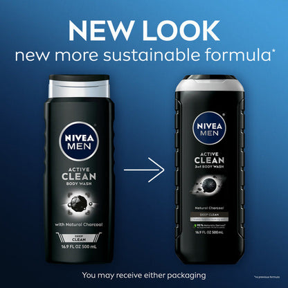 NIVEA Men Deep Active Clean Charcoal