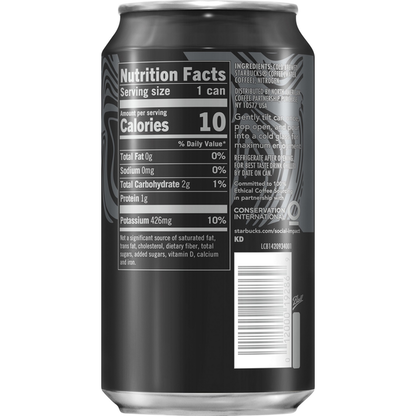 Starbucks Cold Brew, Nitro Black Unsweet