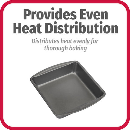 GoodCook Everyday Nonstick Steel Square Pan 8x8
