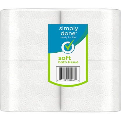 Simply Done Soft 2-Ply Triple Rolls Bath Tissue  DestGlow