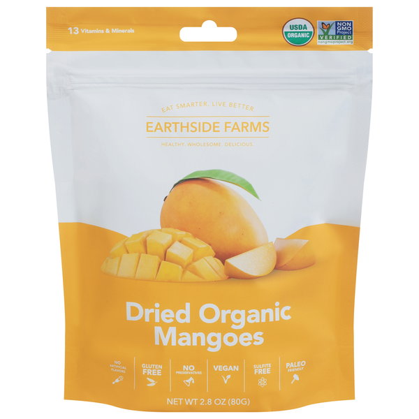 Earthside Farms Dried Organic Mangoes  DestGlow