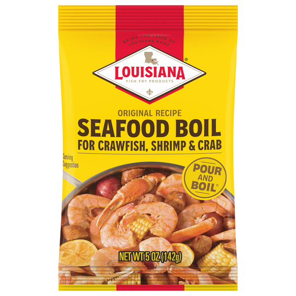 Louisiana Fish Fry Products Original Recipe Seafood Boil for Crawfish, Shrimp &amp; Crab