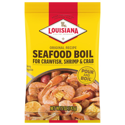 Louisiana Fish Fry Products Original Recipe Seafood Boil for Crawfish, Shrimp &amp; Crab