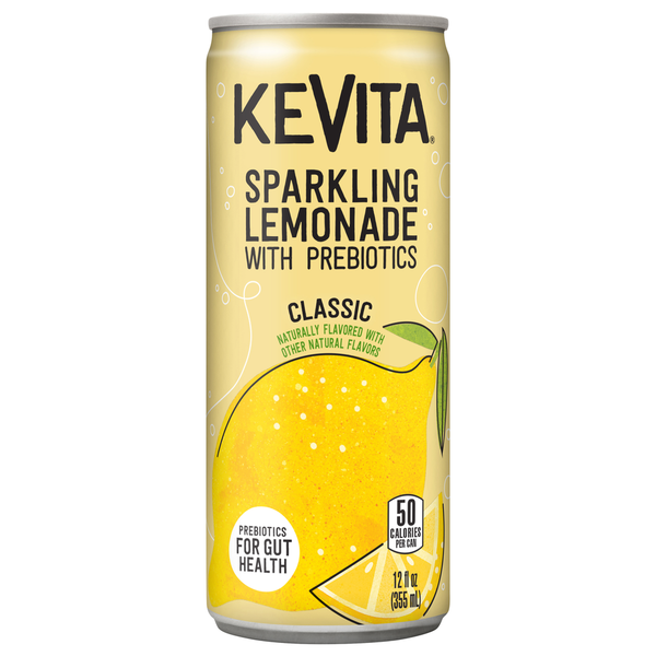 KeVita Sparkling Classic Lemonade with Prebiotics  DestGlow