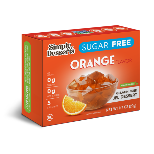 Simply Desserts Sugar Free Orange Jel  DestGlow