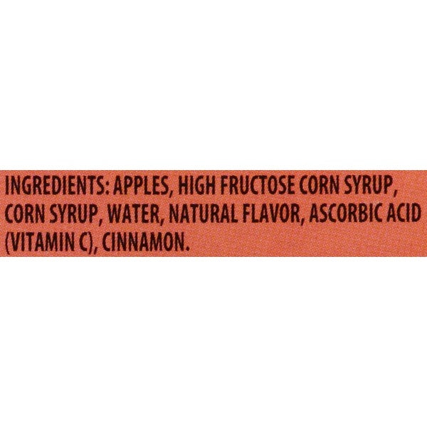 Indian Summer Fruitmates Cinnamon Apple Sauce  DestGlow