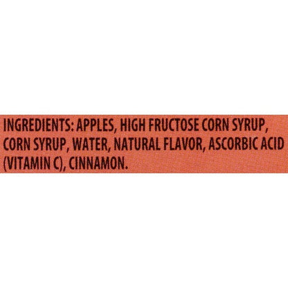 Indian Summer Fruitmates Cinnamon Apple Sauce