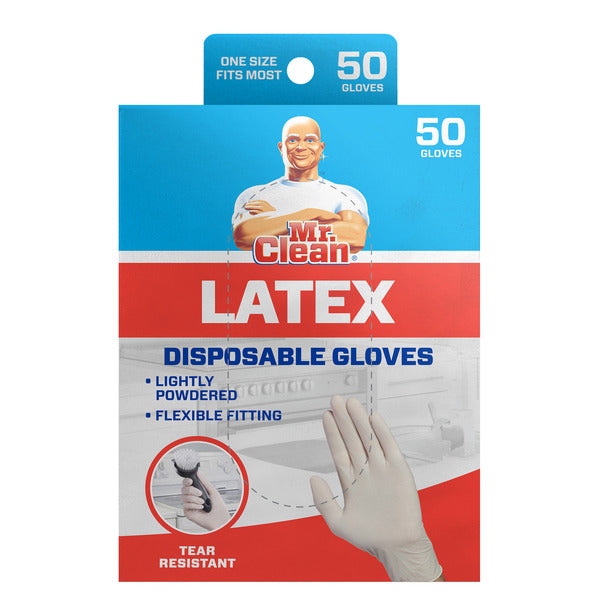 Mr. Clean Latex Disposable Gloves  DestGlow