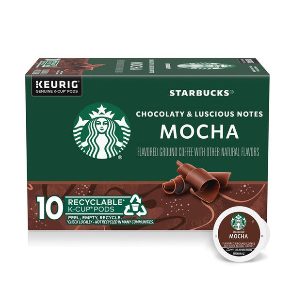 Starbucks Mocha Flavored K-Cup Coffee  DestGlow