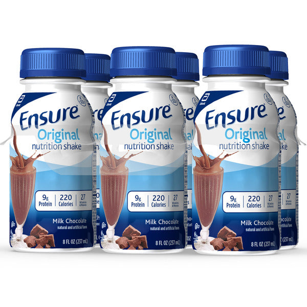 Ensure Original Nutrition Shake Milk Chocolate Ready-to-Drink Bottles  DestGlow