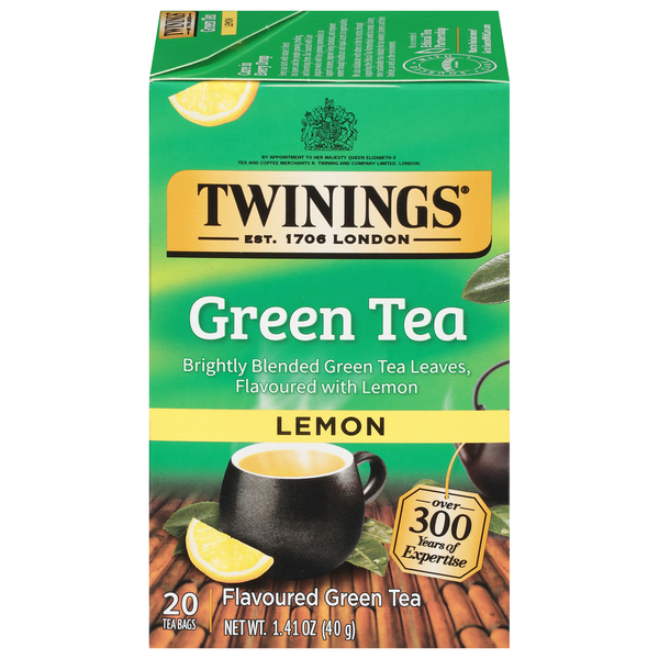 Twinings Green Tea, Lemon, Tea Bags  DestGlow