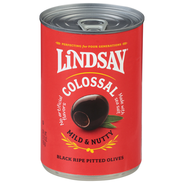 Lindsay Black Ripe Pitted Colossal Olives  DestGlow