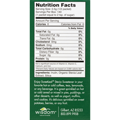 SweetLeaf Sweet Drops Stevia Sweetener  DestGlow