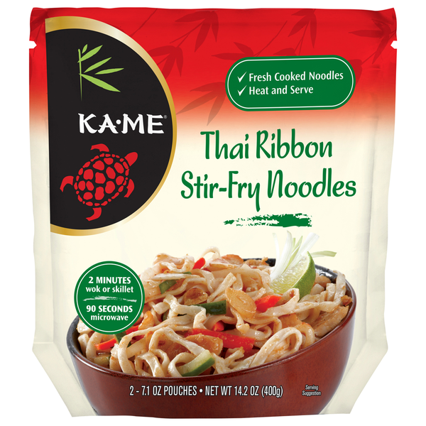 KA-ME Noodles, Stir-Fry, Thai Ribbon  DestGlow