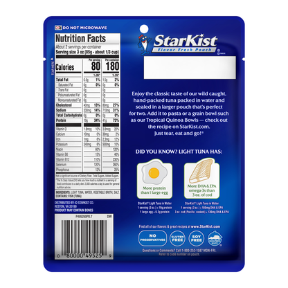 StarKist Wild Caught Light Tuna in Water
