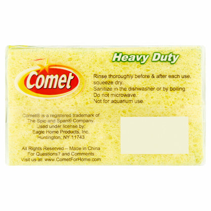 Comet Heavy Duty Cellulose Scrub Sponges