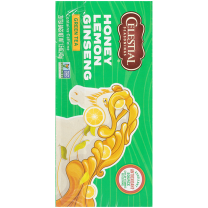 Celestial Seasonings Honey Lemon Ginseng Green Tea with White Tea