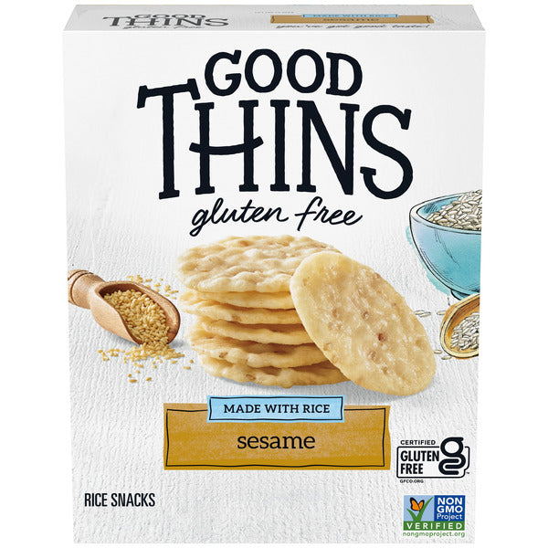 GOOD THINS Sesame Gluten Free Rice Snacks  DestGlow
