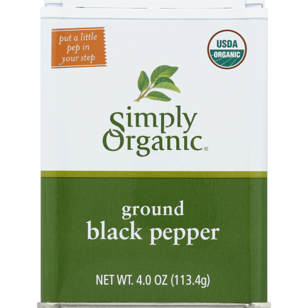 Simply Organic Black Pepper, Ground  DestGlow