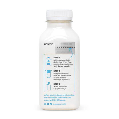 Oats Overnight Birthday Cake High Protein Oatmeal Shake, 15g Protein  DestGlow
